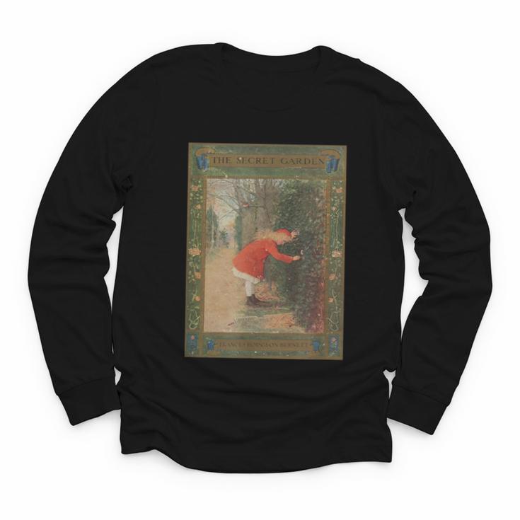 The Secret Garden Book Cover Youth Long Sleeve Tee