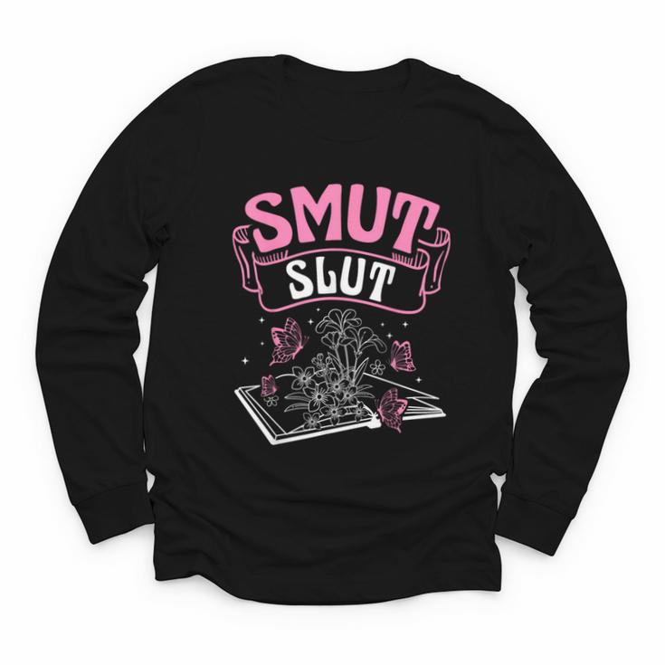 SMUT Slut Provocative Literature Book Club Book Reading Youth Long Sleeve Tee