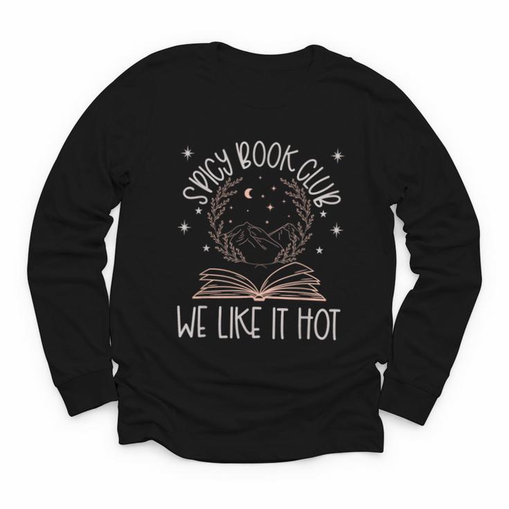 Spicy Book Club Dark Romance Lover Of Spicy Bookish Merch Youth Long Sleeve Tee