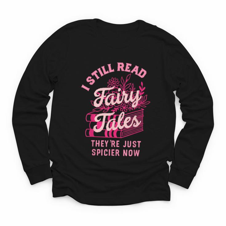 Spicy Book Lover For Women Who Love To Read Romance Fantasy Youth Long Sleeve Tee
