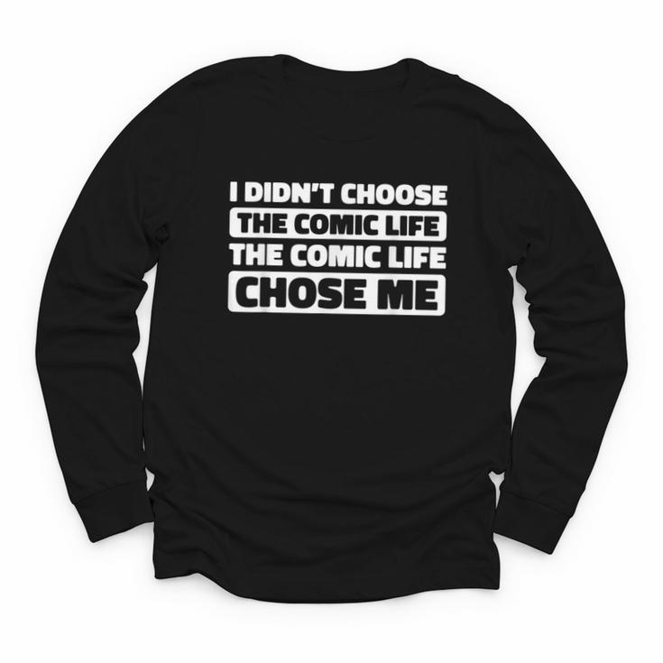 Superheroes Art Graphic Novels Comic Books Youth Long Sleeve Tee