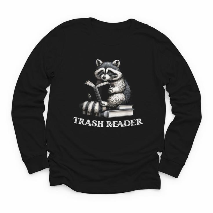 Trash Reader Book Reader Book Lover Book Reader Youth Long Sleeve Tee