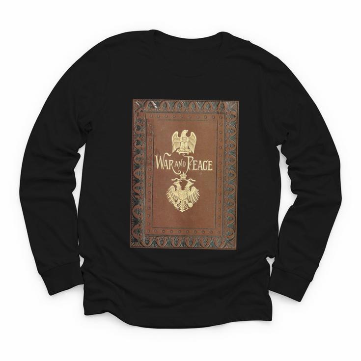 War And Peace Book Cover Youth Long Sleeve Tee