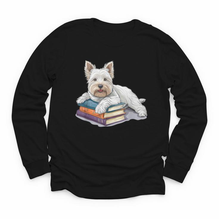 West Highland Terrier Books Dog Breed Westie Youth Long Sleeve Tee