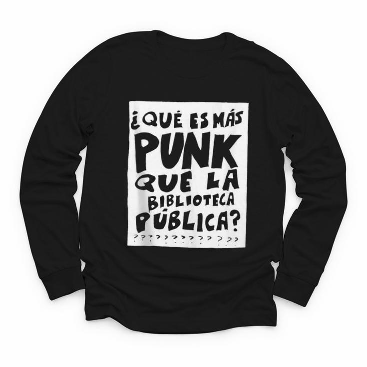 What's More Punk Than The Public Library Book Lover Youth Long Sleeve Tee
