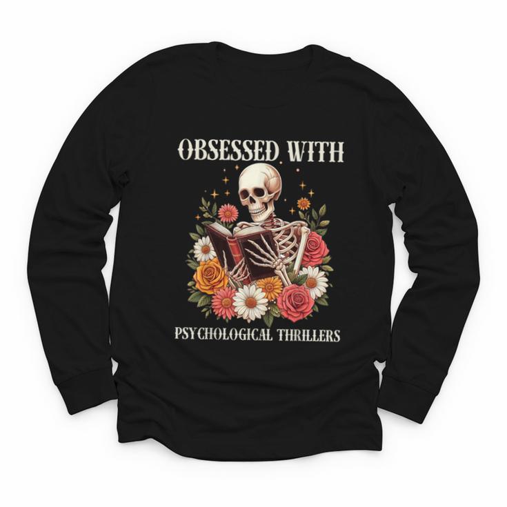 Women's Psychological Thriller Book Reader Lover Youth Long Sleeve Tee
