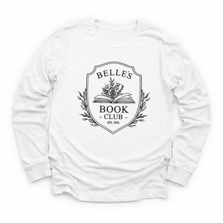 Belle's Book Club Est 1991 Belle's Book Shop Youth Long Sleeve Tee