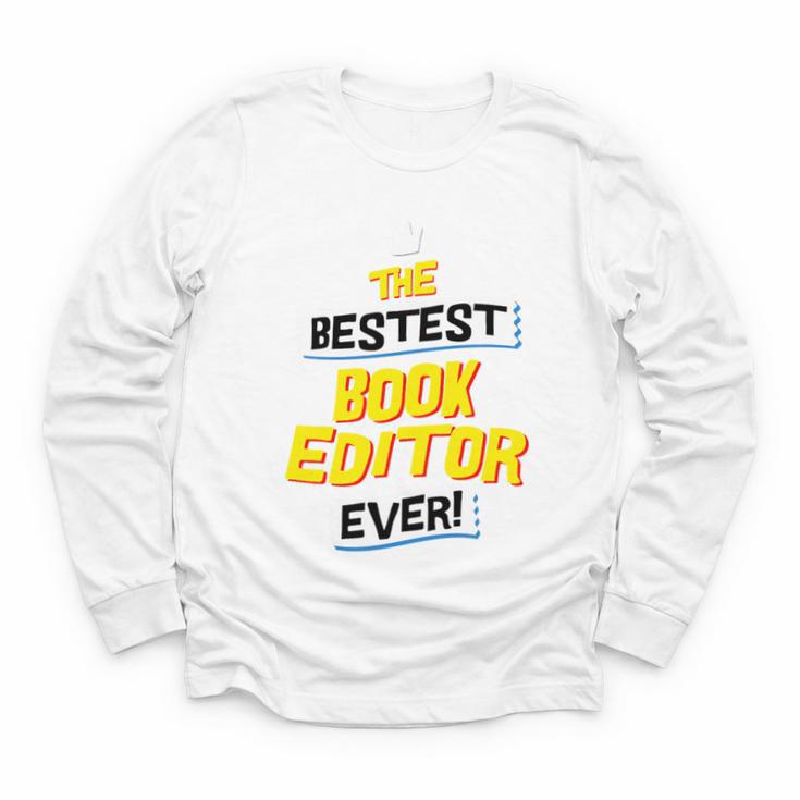 Best Book Editor Job Occupation Premium Tri-Blend Youth Long Sleeve Tee