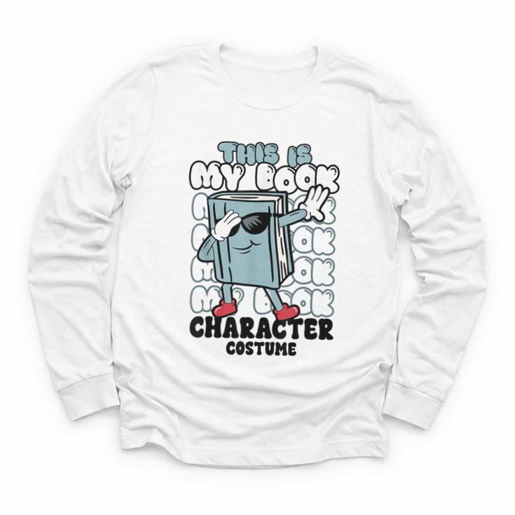 This Is My Book Character Costume Reading Book Lover Youth Long Sleeve Tee This Is My Book Character Costume Reading Book Lover Youth Long Sleeve Tee
