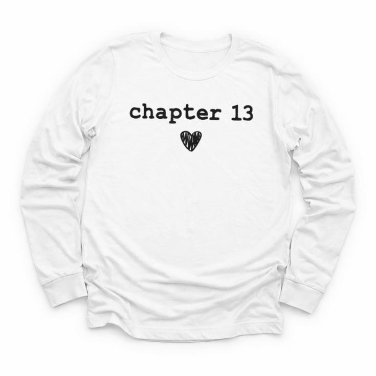 Chapter 13 Book Lovers Readers & Authors 13th Birthday Youth Long Sleeve Tee