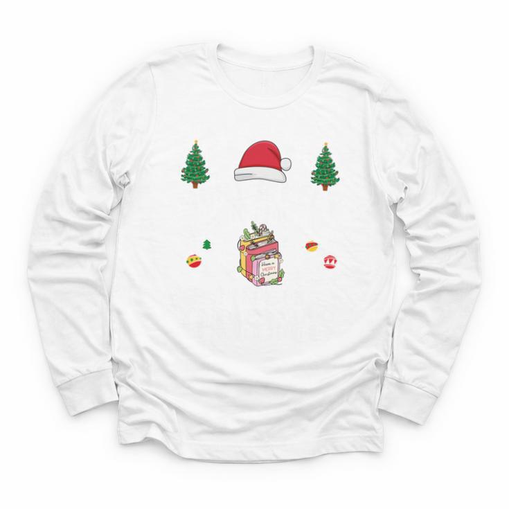 Christmas Tee Most Likely To Read A Book On Christmas Youth Long Sleeve Tee