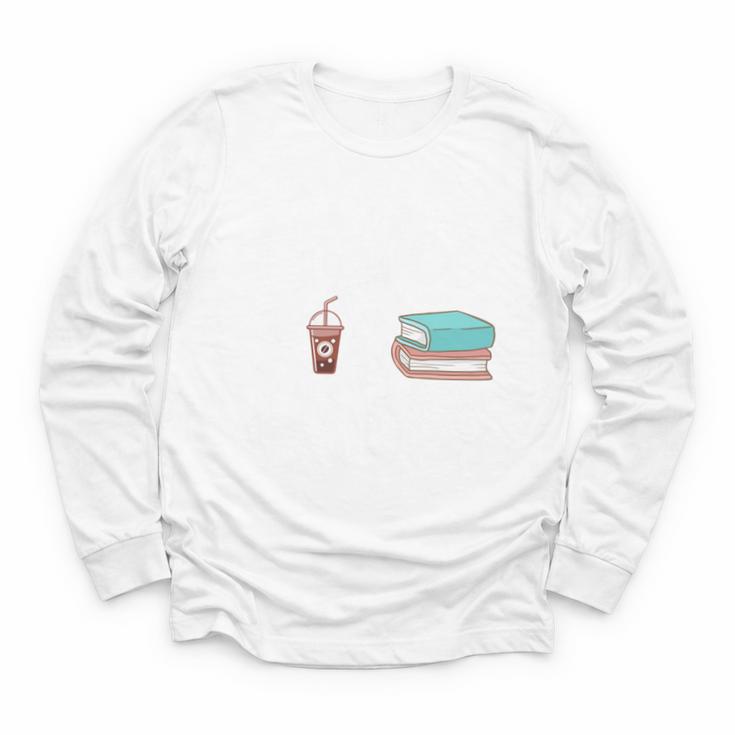 Coffee And Books Youth Long Sleeve Tee