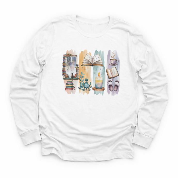 Coquette Bookworm Reading Enthusiast Book Lover Book Youth Long Sleeve Tee