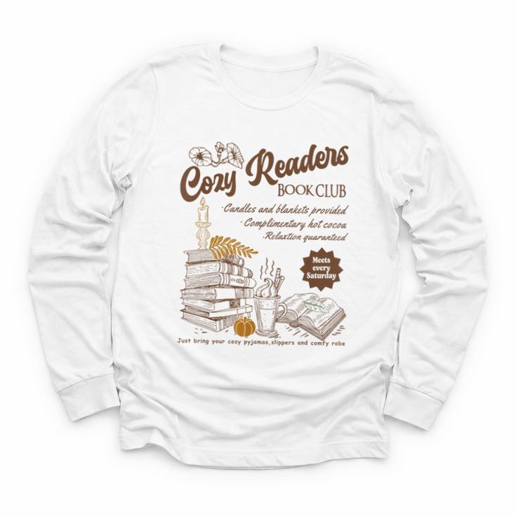 Cozy Girl Book Club Cozy Readers Book Club Youth Long Sleeve Tee