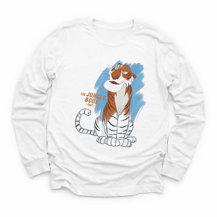 Disney Ink And Paint Shere Khan From The Jungle Book 1967 Youth Long Sleeve Tee