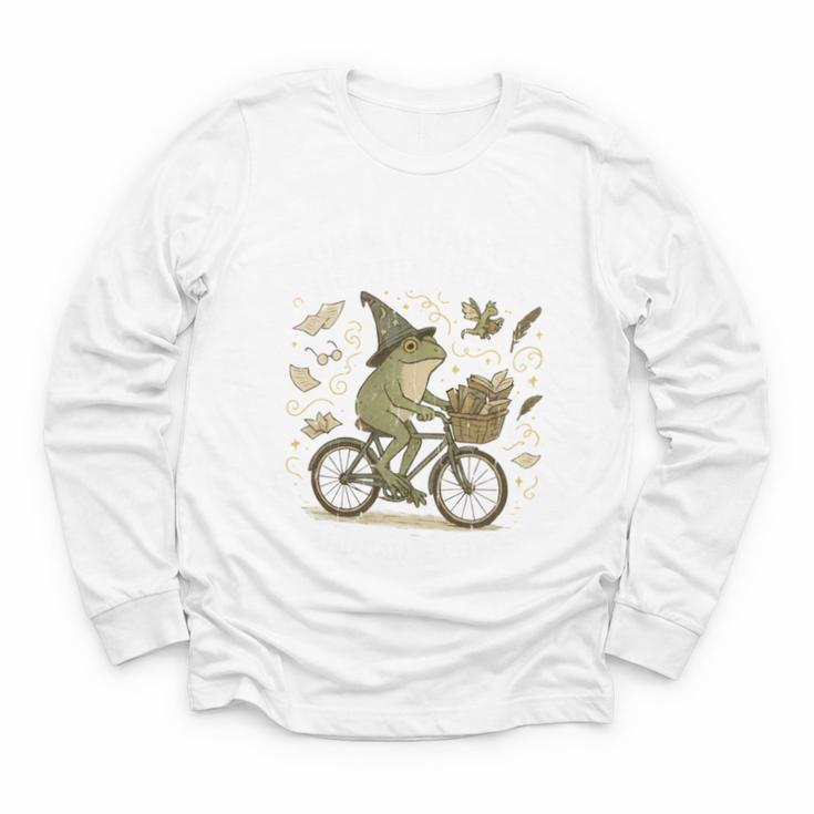 On My Way To Hoard Books And Cause Chaos Youth Long Sleeve Tee