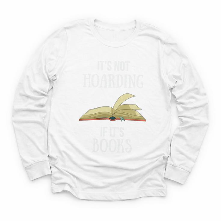 It's Not Hoarding If It's Books Premium Tri-Blend Youth Long Sleeve Tee
