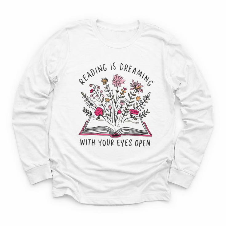 Librarian Cute Bookish It's A Good Day To Read A Book Lover Youth Long Sleeve Tee