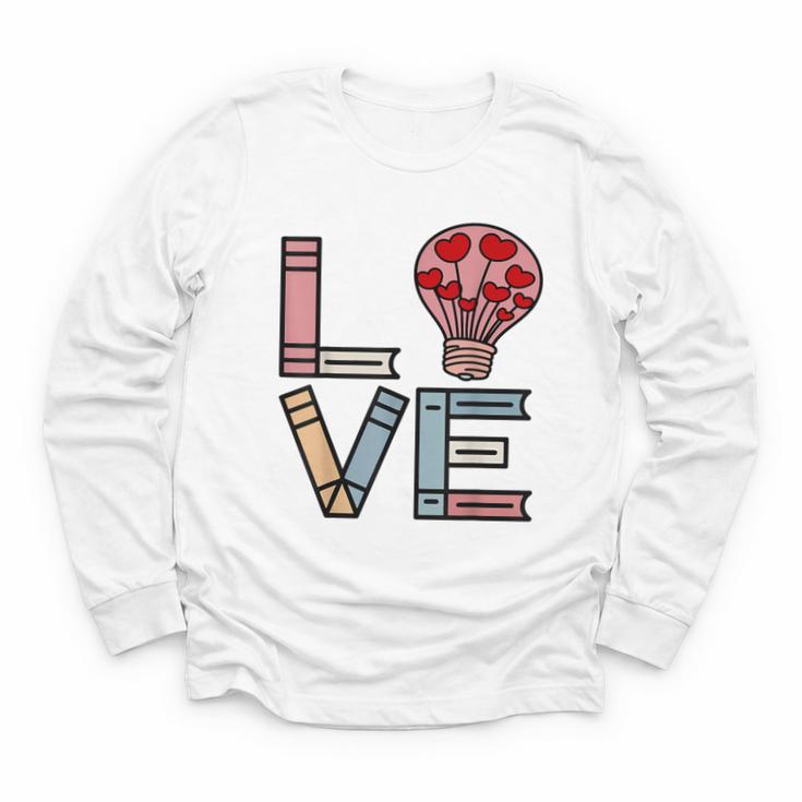 Love Books Reading Youth Long Sleeve Tee