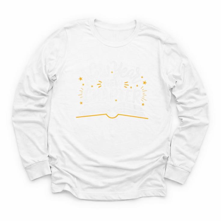 New Year New Chapter Happy New Year 2025 Book Premium Youth Long Sleeve Tee