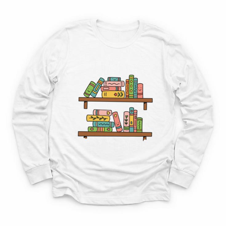 I Have NO Shelf Control Book Lover Youth Long Sleeve Tee