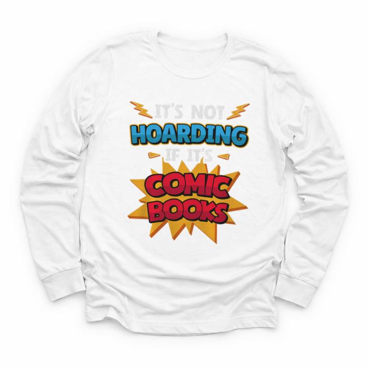 It Is Not Hoarding If It's Comic Books Collector Tee Premium Tri-Blend Youth Long Sleeve Tee