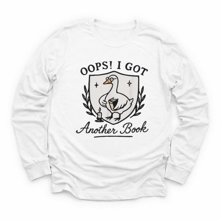 OOPS I GOT Another Book Design Youth Long Sleeve Tee