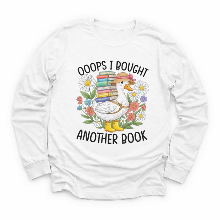 Oops I Bought Another Book Goose Youth Long Sleeve Tee