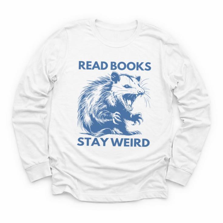 Read Books Stay Weird Youth Long Sleeve Tee