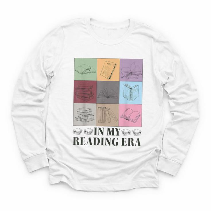 In My Reading Era Bookish Book Lover Book Reader Youth Long Sleeve Tee