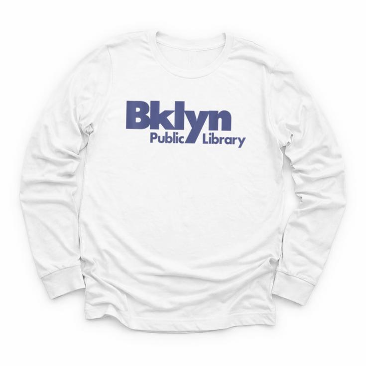 Retro Brooklyn Public Library NY New York Book Lover Youth Long Sleeve Tee
