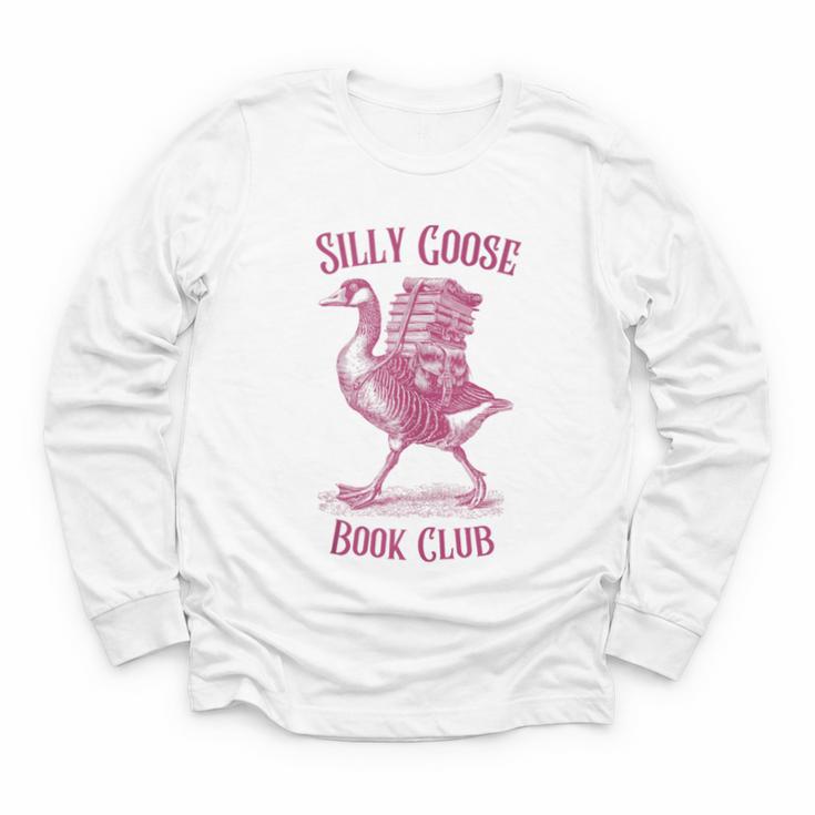 Silly Goose Book Club Youth Long Sleeve Tee