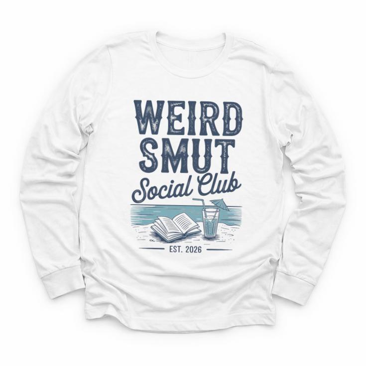 Spicy Romance Book Reader Fan Weird Smut Social Club Premium Tri-Blend Youth Long Sleeve Tee