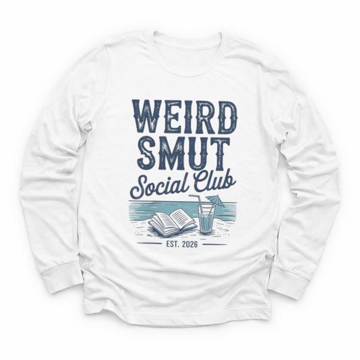 Spicy Romance Book Reader Fan Weird Smut Social Club Youth Long Sleeve Tee