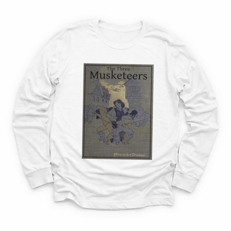 The Three Musketeers Book Cover Youth Long Sleeve Tee