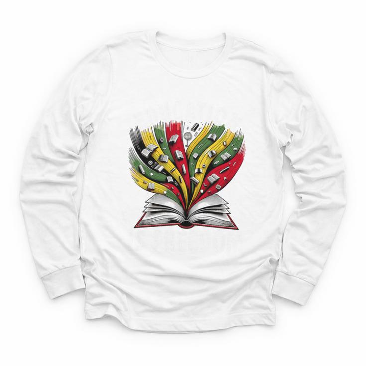 History Education Is Freedom Books Black History Premium Tri-Blend Youth Long Sleeve Tee