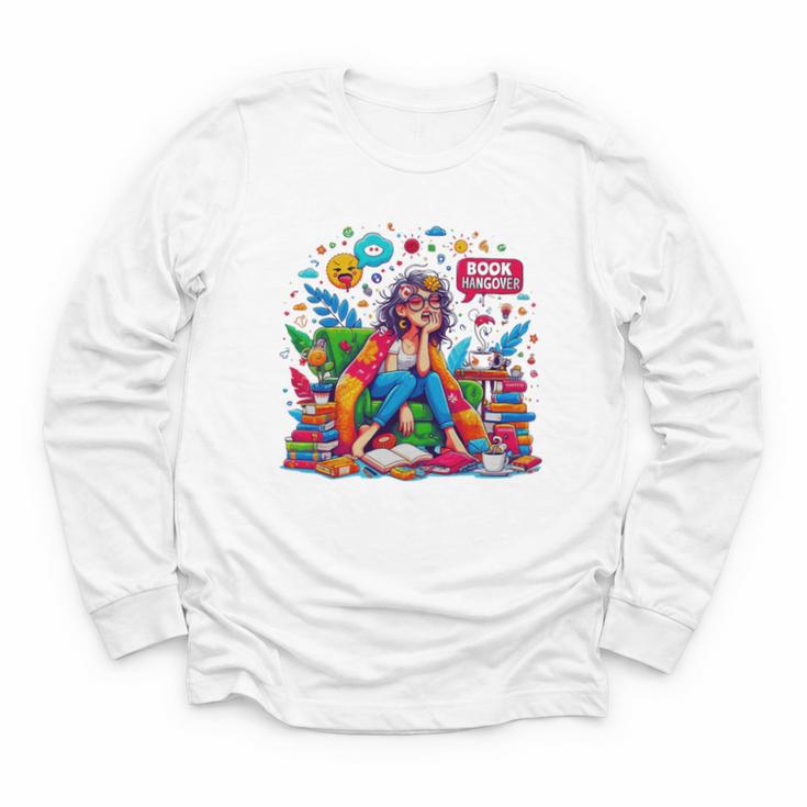 Woman Book Lover Book Hangover Woman Premium Tri-Blend Youth Long Sleeve Tee