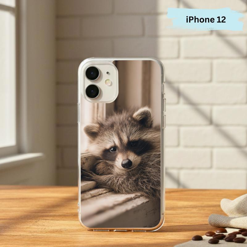 Baby Raccoon Warm Farmhouse Sunlight Phone Case IPhone Baby Raccoon Warm Farmhouse Sunlight Phone Case IPhone