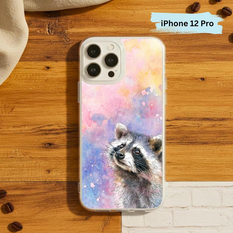 Soft Rain Baby Raccoon Phone Case IPhone Soft Rain Baby Raccoon Phone Case IPhone