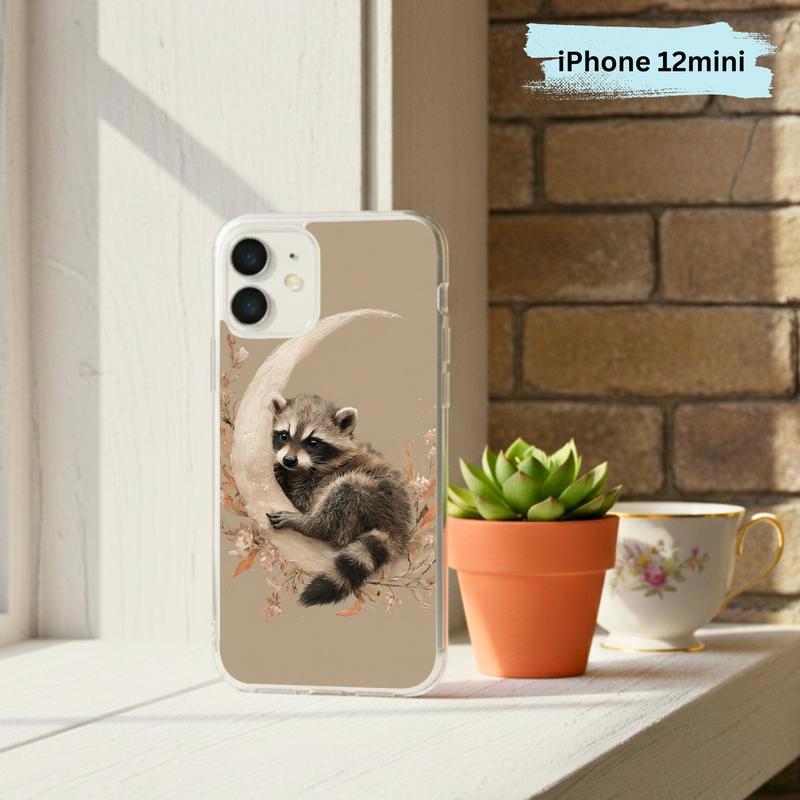 Boho Moon Baby Raccoon Phone Case IPhone Boho Moon Baby Raccoon Phone Case IPhone