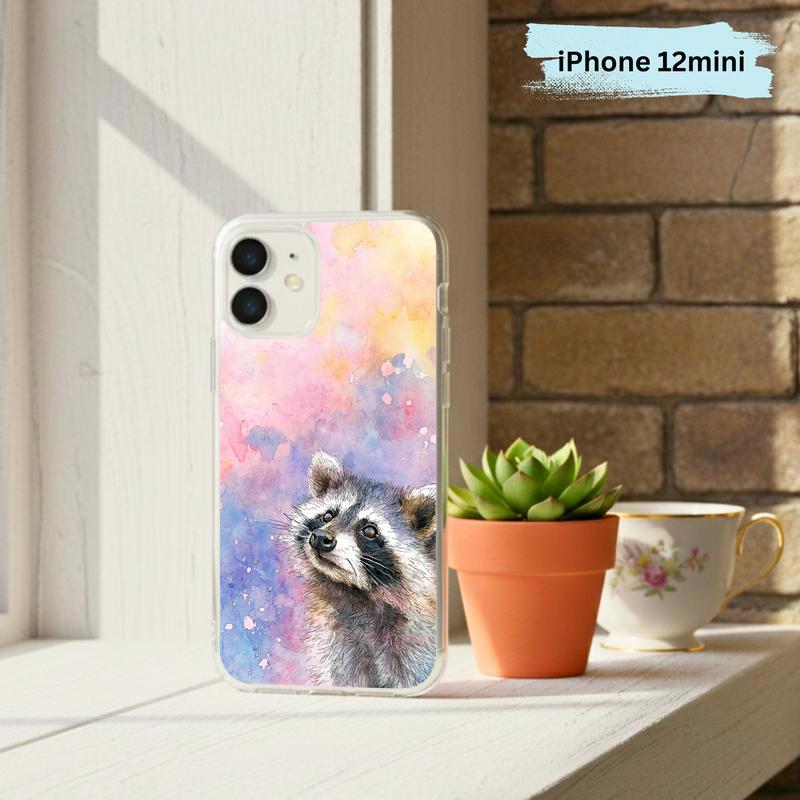 Soft Rain Baby Raccoon Phone Case IPhone Soft Rain Baby Raccoon Phone Case IPhone