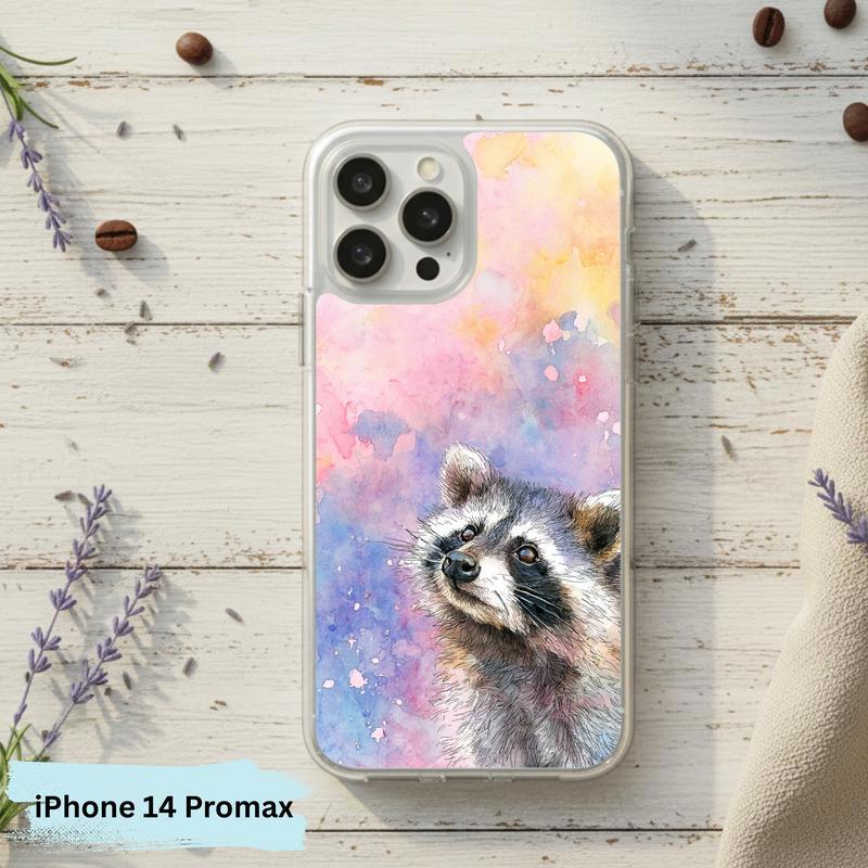 Soft Rain Baby Raccoon Phone Case IPhone Soft Rain Baby Raccoon Phone Case IPhone