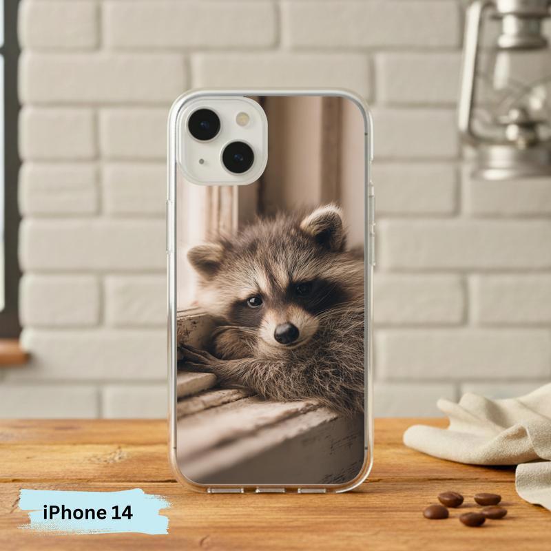 Baby Raccoon Warm Farmhouse Sunlight Phone Case IPhone Baby Raccoon Warm Farmhouse Sunlight Phone Case IPhone