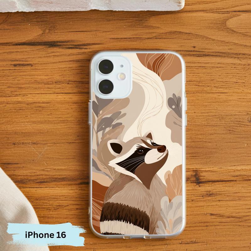 Boho Nature Sarcastic Raccoon Style Phone Case IPhone Boho Nature Sarcastic Raccoon Style Phone Case IPhone