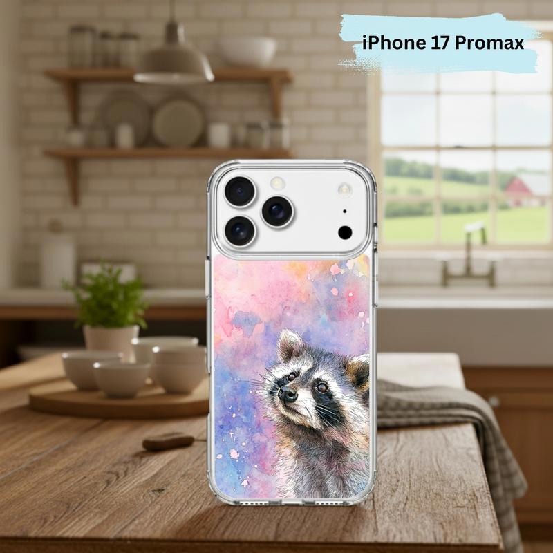 Soft Rain Baby Raccoon Phone Case IPhone Soft Rain Baby Raccoon Phone Case IPhone