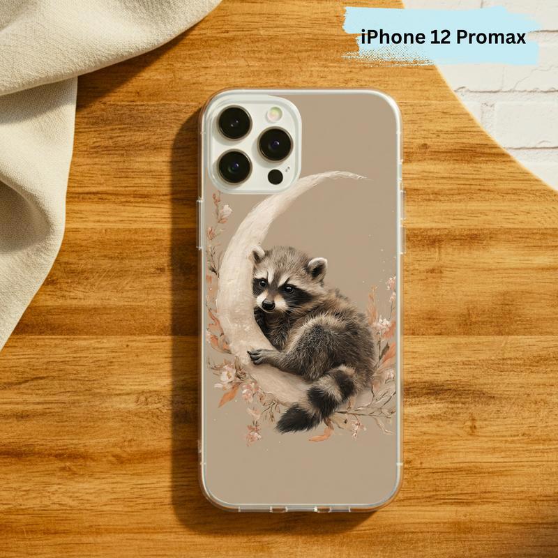 Boho Moon Baby Raccoon Phone Case IPhone Boho Moon Baby Raccoon Phone Case IPhone