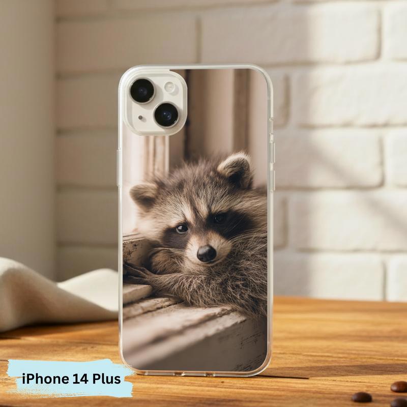 Baby Raccoon Warm Farmhouse Sunlight Phone Case IPhone Baby Raccoon Warm Farmhouse Sunlight Phone Case IPhone