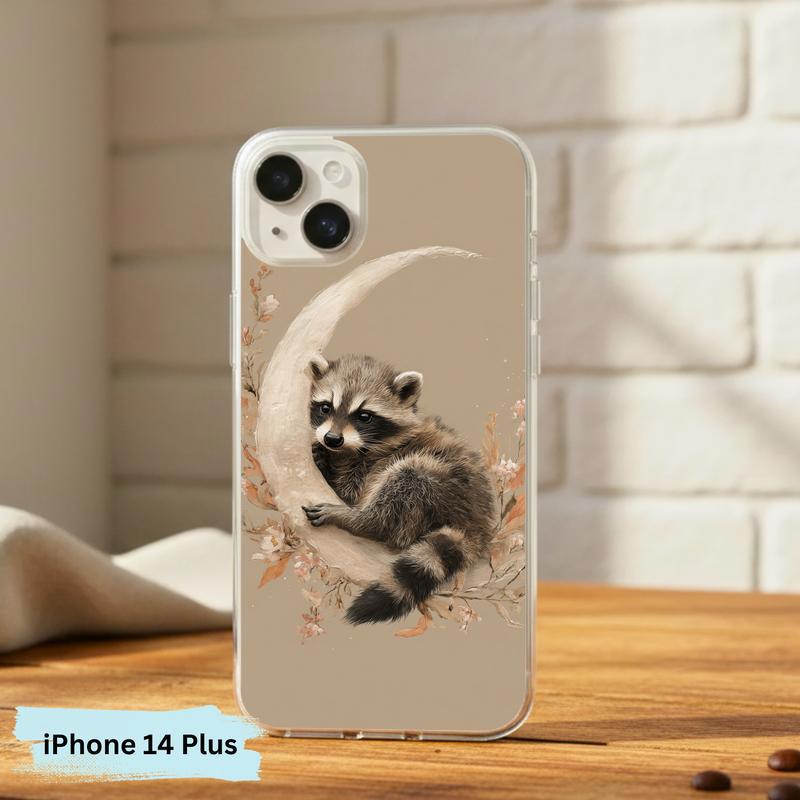 Boho Moon Baby Raccoon Phone Case IPhone Boho Moon Baby Raccoon Phone Case IPhone