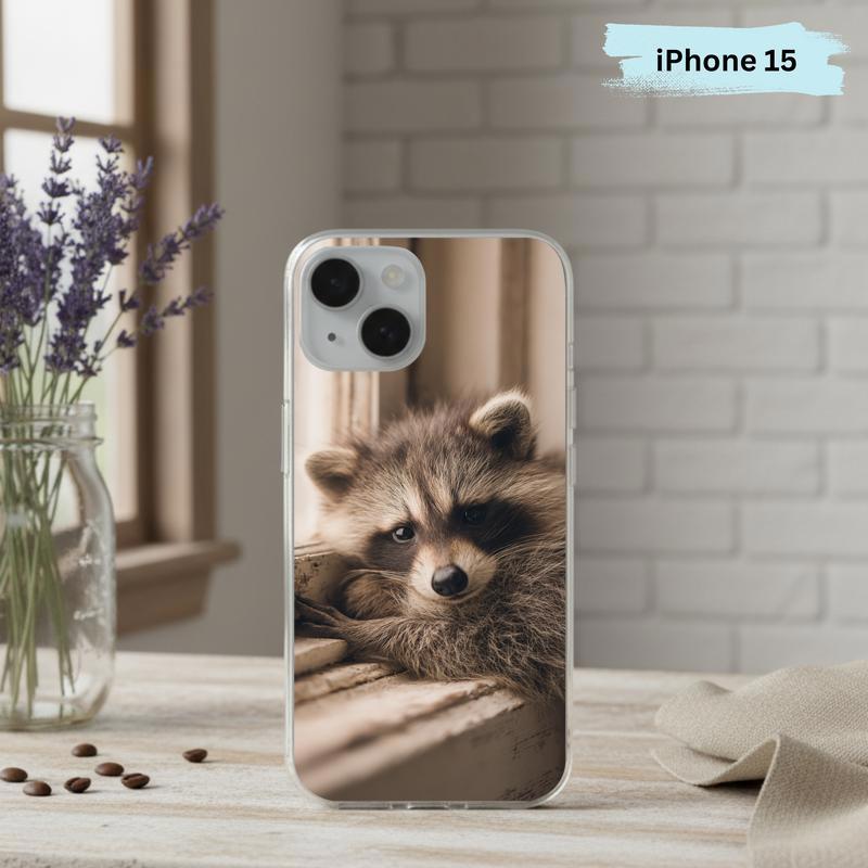 Baby Raccoon Warm Farmhouse Sunlight Phone Case IPhone Baby Raccoon Warm Farmhouse Sunlight Phone Case IPhone