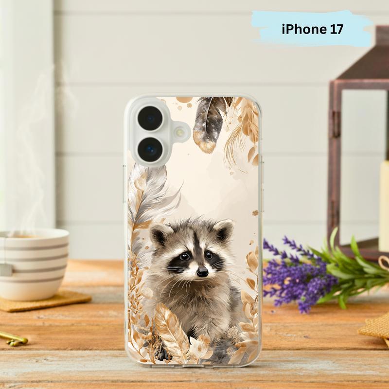 Baby Raccoon Featherlight Meadow Phone Case IPhone - Raccsy
